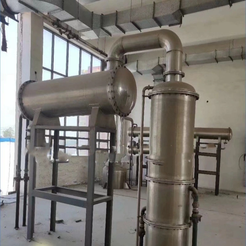 Used 600 Type Alcohol Recovery Tower, Distillation Extraction Tower, Solvent Distillation Tower, Distillation Distillation Tower, Packing Tower Section