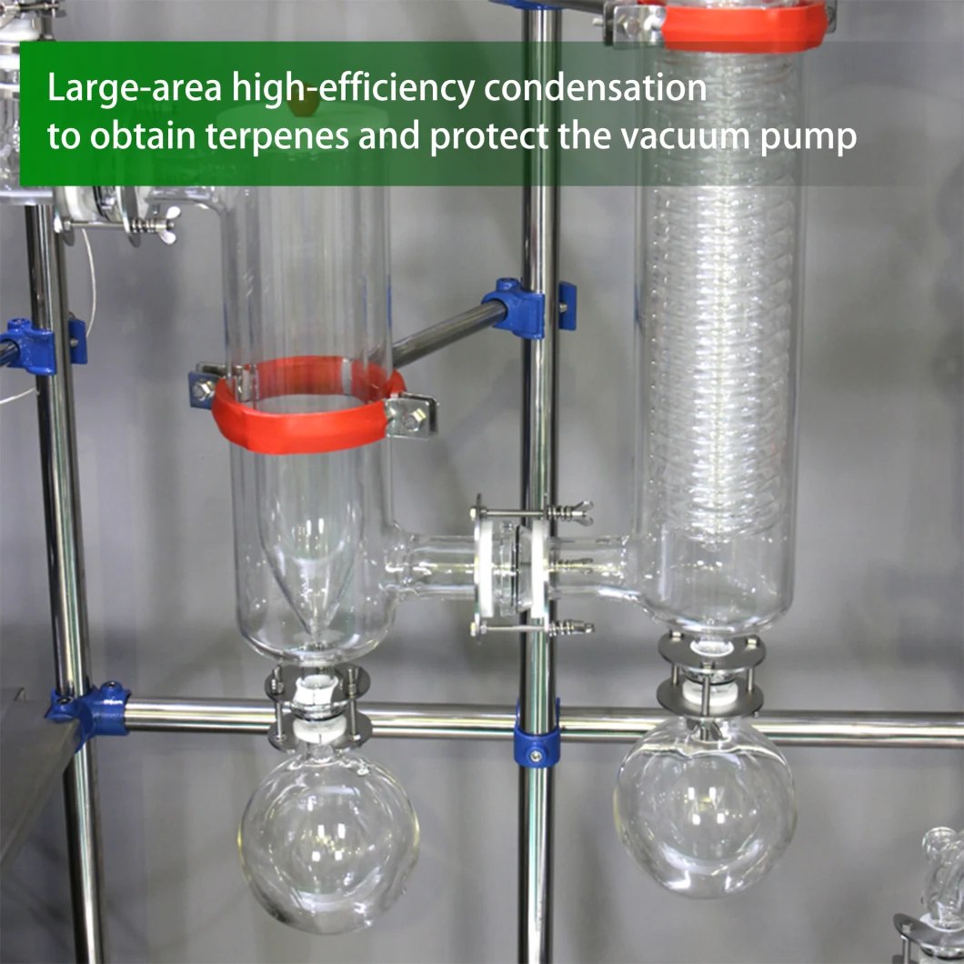 Effective Short Path Glass Molecular Distillation Unit for Essential Oil Extraction Research