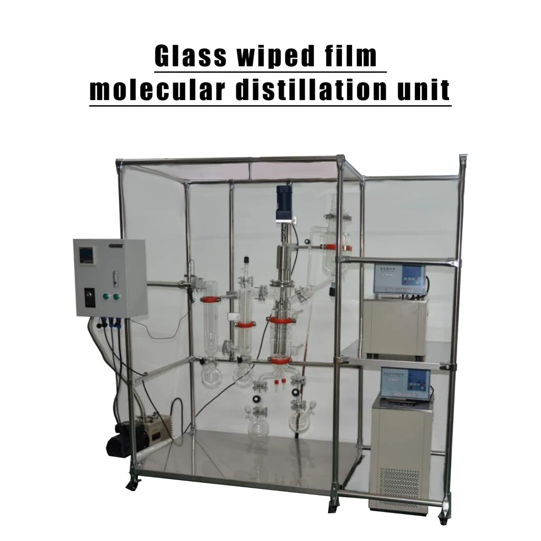 Effective Short Path Glass Molecular Distillation Unit for Essential Oil Extraction Research