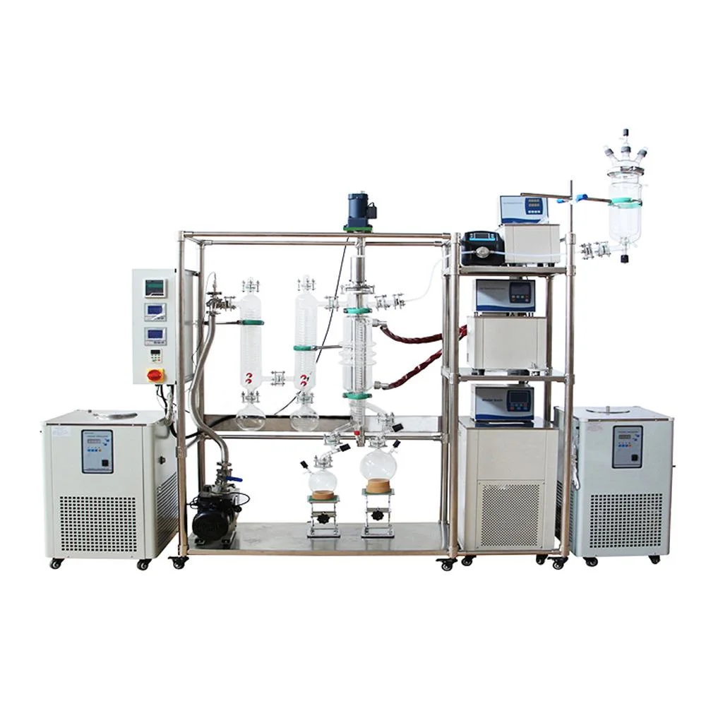 Molecular Distillation Equipment Treatable Flow 2.0 ~ 15.0 Short Path Molecular Distillation Units