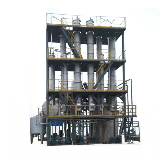 Water Treatment Falling Film Multi Effect Forced Circulation Mvr Evaporator Concentration Equipment