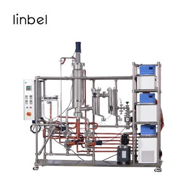 Distilling Apparatus Fully Jacketed Short Path Molecular Distillation Unit