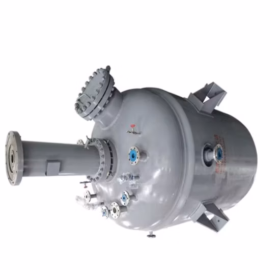 Stainless Steel (SS) 304 316/Titanium/Hastelloy/Nickel/PTFE/PVDF Lined Steam Jacket Heating Agitated Mixing Chemical Vessel Tank Reaction Kettle