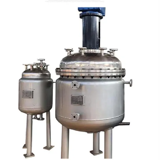 Stainless Steel (SS) 304 316/Titanium/Hastelloy/Nickel/PTFE/PVDF Lined Steam Jacket Heating Agitated Mixing Chemical Vessel Tank Reaction Kettle