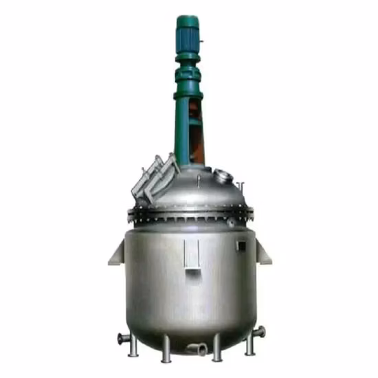 Stainless Steel (SS) 304 316/Titanium/Hastelloy/Nickel/PTFE/PVDF Lined Steam Jacket Heating Agitated Mixing Chemical Vessel Tank Reaction Kettle