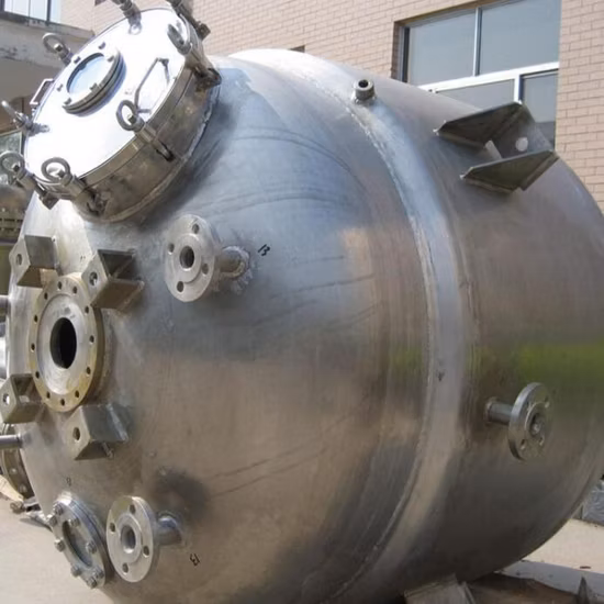 Used Enamel Inner and Outer Coil Chemical Titanium Alloy Reaction Kettle